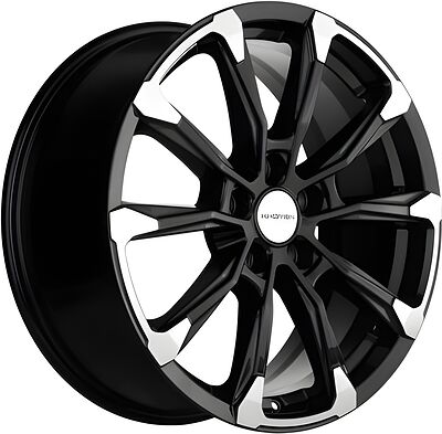 Khomen Wheels KHW1808 (Geely Coolray) 7.5x18 5x114.3 ET 50 Dia 54.1 Black-FP