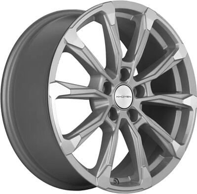 Khomen Wheels KHW1808 (Murano) 7.5x18 5x114.3 ET 50 Dia 66.1 F-Silver-FP