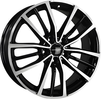 Khomen Wheels KHW1812 (Forester) 7x18 5x114.3 ET 48 Dia 56.1 Black-FP