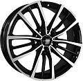 Khomen Wheels KHW1812 (Geely Coolray) 7x18 5x114.3 ET 53 Dia 54.1 Black-FP