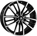 Khomen Wheels KHW1812 (Geely Coolray) 7x18 5x114.3 ET 53 Dia 54.1 Black-FP