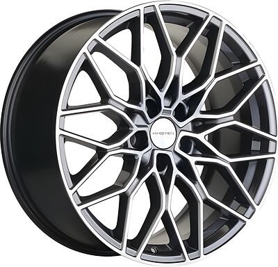 Khomen Wheels KHW1813 (Haval Dargo) 7x18 5x114.3 ET 40 Dia 66.5 Gray-FP