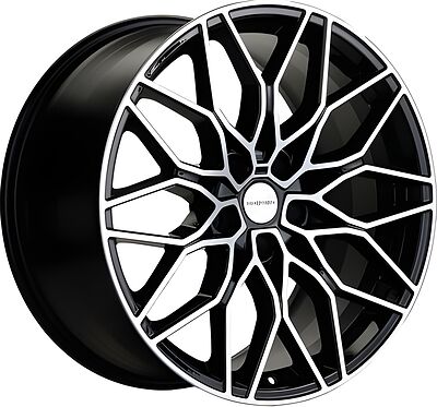 Khomen Wheels KHW1813 (Qashqai) 7x18 5x114.3 ET 40 Dia 66.1 Black-FP