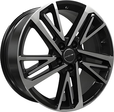 Khomen Wheels KHW1815 (Camry NEW) 8x18 5x114.3 ET 50 Dia 60.1 Black-FP