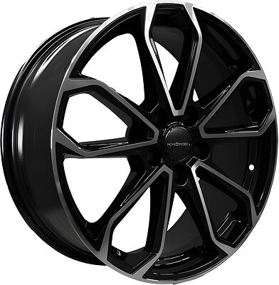 Khomen Wheels KHW1816 (Nissan Qashqai) 7x18 5x114.3 ET 40 Dia 66.1 Black-FP