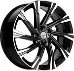 Khomen Wheels KHW1901 (Haval 7/7x) 7.5x19 5x114.3 ET 40 Dia 64.1 Black-FP