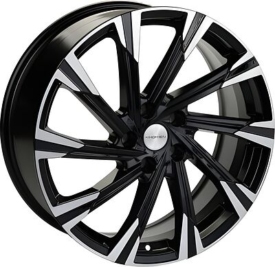 Khomen Wheels KHW1901 NX/Rav4 7x19 5x114 ET 39 Dia 60 Black-FP