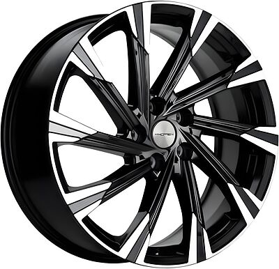 Khomen Wheels KHW1901 (Tucson) 7.5x19 5x114.3 ET 53 Dia 67.1 Black-FP