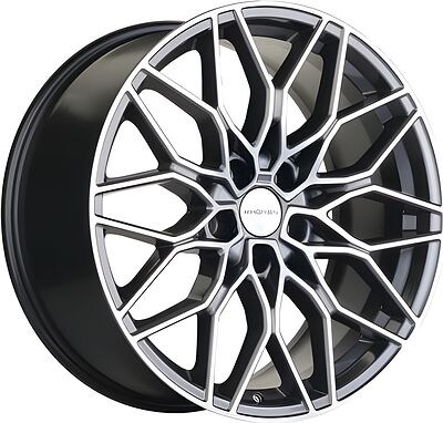 Khomen Wheels KHW1902 BMW Rear 9.5x19 5x112 ET 40 Dia 66.6 Gray-FP