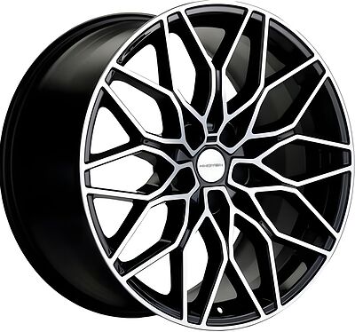 Khomen Wheels KHW1902 (RX/NX) 8.5x19 5x114.3 ET 30 Dia 60.1 Black-FP