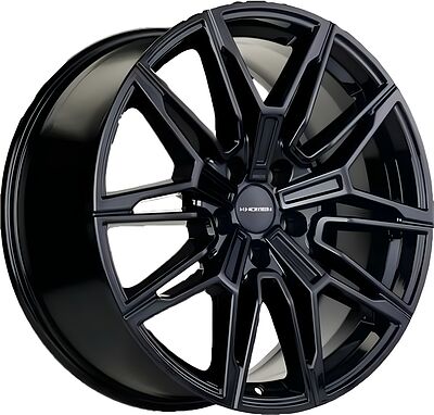 Khomen Wheels KHW1904 (3/4/5/6 series) 8.5x19 5x112 ET 30 Dia 66.6 Black