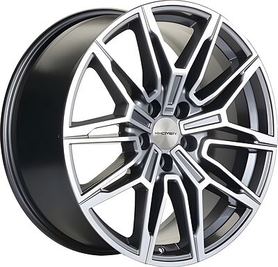 Khomen Wheels KHW1904 Mercedes 8.5x19 5x112 ET 38 Dia 66.6 Gray-FP