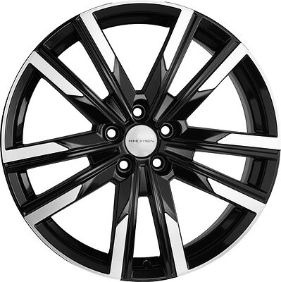 Khomen Wheels KHW1905 7.5x19 5x114.3 ET 40 Dia 60.1 BLACK-FP