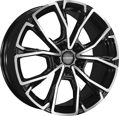 Khomen Wheels KHW1907 (Geely Monjaro/Tugella) 7.5x19 5x108 ET 46 Dia 63.4 Black-FP