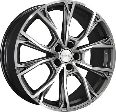 Khomen Wheels KHW1907 (Geely Monjaro/Tugella) 7.5x19 5x108 ET 46 Dia 63.4 Gray-FP