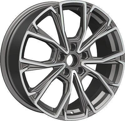 Khomen Wheels KHW1907 7.5x19 5x108 ET 38 Dia 60.1 GRAY-FP