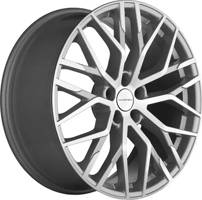 Khomen Wheels KHW2005 (3 Series new) 8.5x20 5x112 ET 40 Dia 66.6 Brilliant Silver-FP