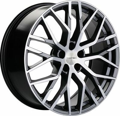Khomen Wheels KHW2005 (3 Series new) 8.5x20 5x112 ET 27 Dia 66.6 Gray-FP