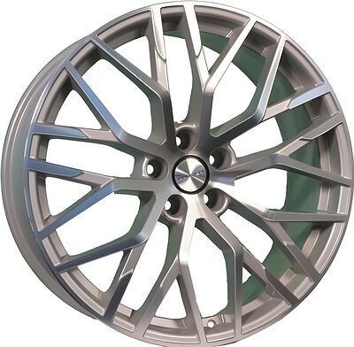 Khomen Wheels KHW2005 Audi/VW 8x20 5x112 ET 33 Dia 66 Brilliant Silver-FP