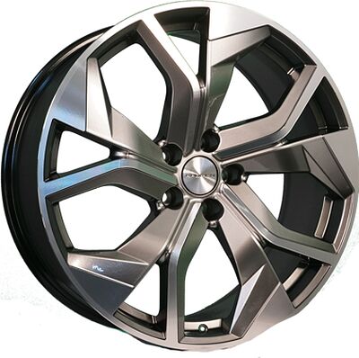 Khomen Wheels KHW2006 (RX) 8.5x20 5x114.3 ET 35 Dia 60.1 Dark Chrome