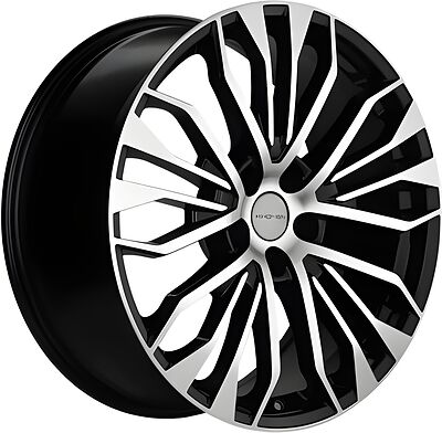 Khomen Wheels KHW2009 (Li 7/9) 8.5x20 5x120 ET 46 Dia 62.5 Black-FP