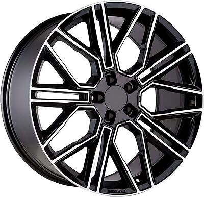 Khomen Wheels KHW2101 (Cayenne) 9.5x21 5x130 ET 46 Dia 71.6 Black-FP