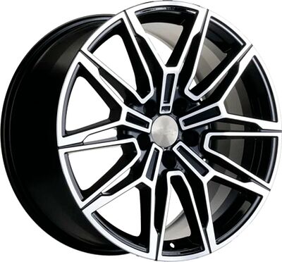 Khomen Wheels ORG1904 (3/4/5/6 series) 9.5x19 5x112 ET 40 Dia 66.6 Black-FP