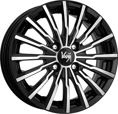 КиК Акцент 7x17 4x100 ET 41 Dia 60.1 алмаз черный