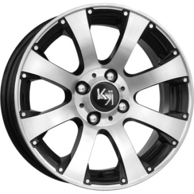 КиК Аркада Нова 5.5x14 4x98 ET 18 Dia 58.5 алмаз черный