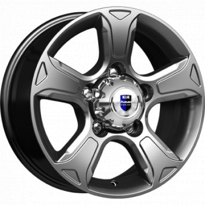 КиК Атлант 7x16 5x139.7 ET 35 Dia 108.5 дарк платинум