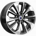 КиК Авиор 7x17 5x114.3 ET 45 Dia 67.1 алмаз черный