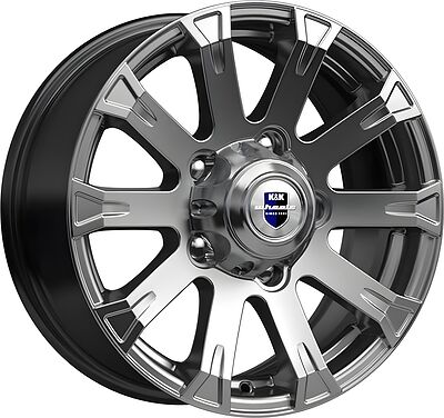 КиК Байкал 7x16 5x139.7 ET 35 Dia 108.5 дарк платинум