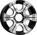 КиК Байконур 7x15 5x139.7 ET 20 Dia 108.5 алмаз черный