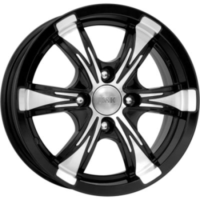 КиК Блейд 5.5x14 4x98 ET 25 Dia 58.5 алмаз черный