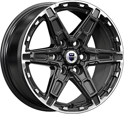 КиК Дистрикт 8x18 6x114.3 ET 25 Dia 66.1 алмаз черный