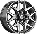 КиК Гангут 7.5x18 6x139.7 ET 41 Dia 67.1 алмаз черный
