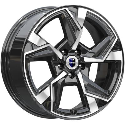 КиК Кайан 7x18 5x110 ET 37 Dia 65 алмаз черный