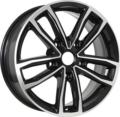 КиК Каланг 6.5x17 5x114.3 ET 4 Dia 66.1 алмаз черный