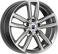 КиК Каланг 6.5x17 5x112 ET 43 Dia 66.6 дарк платинум