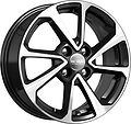 КиК КС861 ZV 15_Vesta 6x15 4x100 ET 48 Dia 54.1 алмаз черный