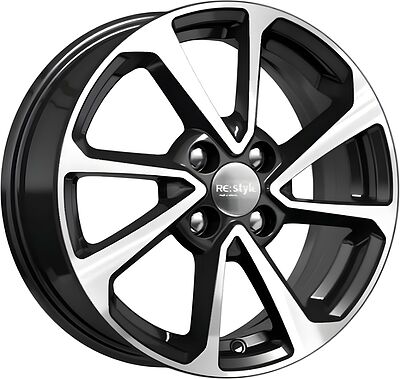 КиК КС861 ZV 15_Vesta 6x15 4x100 ET 48 Dia 54 алмаз черный