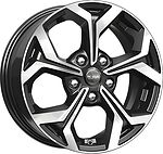 КиК KC878 ZV 16_Focus 6.5x16 5x108 ET 50 Dia 63.35 алмаз черный