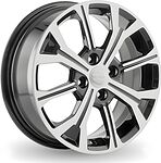 КиК Kia Rio КС945 6x15 4x100 ET 50 Dia 60.1 алмаз черный