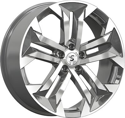 КиК КР015 Jaecoo J7 7.5x19 5x108 ET 47 Dia 60.1 Diamond Gloss Graphite