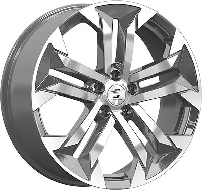 КиК КР015 Kodiaq 7.5x19 5x112 ET 40 Dia 57.1 Diamond Gloss Graphite