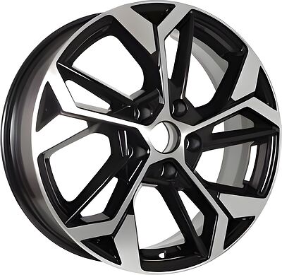 КиК КС1062 ZV 17_Tiggo 4 Pro 6.5x17 5x108 ET 33 Dia 60.1 алмаз черный