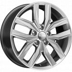 КиК КС774 ZV Audi A4 7x17 5x112 ET 46 Dia 66.6 дарк платинум КиК КС774 ZV Audi A4 7x17 5x112 ET 46 Dia 66.6 дарк платинум
