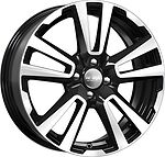 КиК КС874 6.5x17 4x100 ET 43 Dia 60.1 Алмаз черный