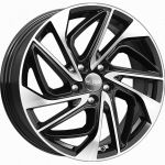 КиК КС883 ZV 18_ASX 7x18 5x114.3 ET 46 Dia 67.1 алмаз черный КиК КС883 ZV 18_ASX 7x18 5x114.3 ET 46 Dia 67.1 алмаз черный