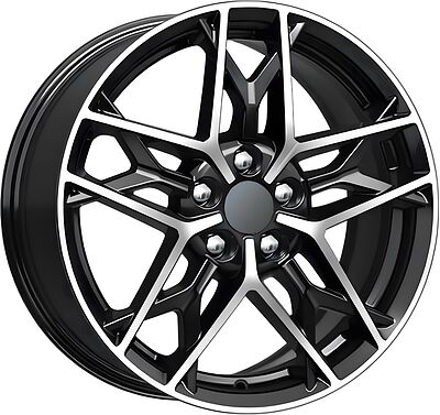 КиК КС894 7.5x17 5x114.3 ET 52.5 Dia 67.1 Алмаз черный